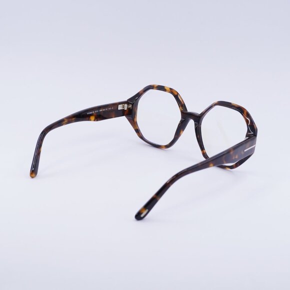 Tom Ford FT5967-B 052 Eyeglasses Havana 53mm Geometric Frame - Picture 5 of 9